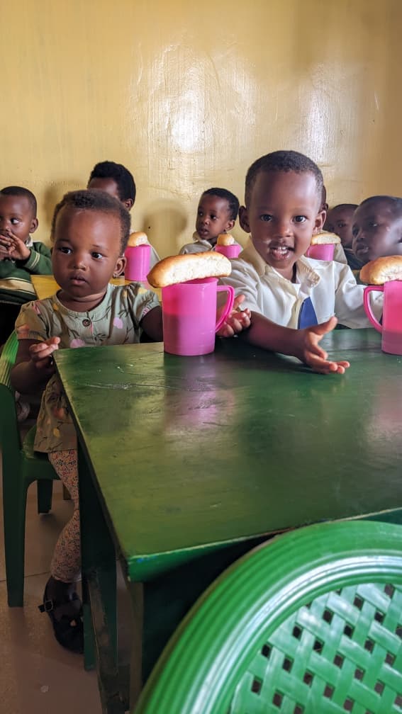 Iwacu Recovery Centre Christian School Pupils Sharing Breakfast - Image 3